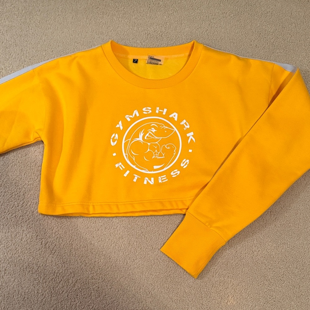 Gymshark Women's Vibrant Yellow Crew Neck Sweater